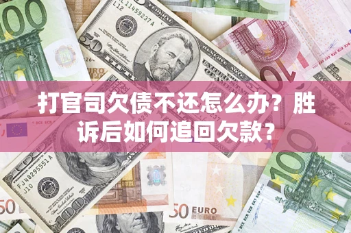 武汉打官司欠债不还怎么办？胜诉后如何追回欠款？