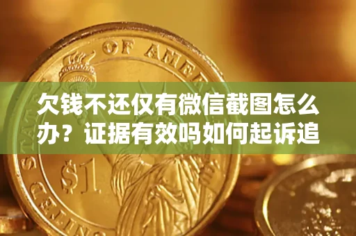 武汉欠钱不还仅有微信截图怎么办？证据有效吗如何起诉追回欠款？