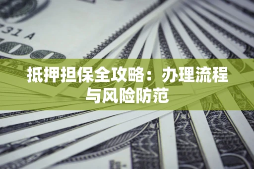 武汉抵押担保全攻略：办理流程与风险防范