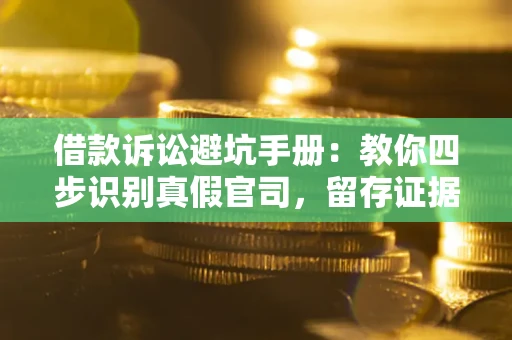 武汉借款诉讼避坑手册：教你四步识别真假官司，留存证据不踩雷