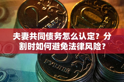 武汉夫妻共同债务怎么认定？分割时如何避免法律风险？